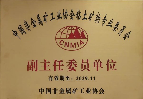 配资开户大全 龙高股份连任中国非金属矿工业协会粘土矿物专业委员会副主任委员单位