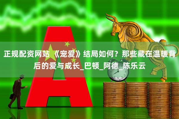 正规配资网站 《宠爱》结局如何？那些藏在温暖背后的爱与成长_巴顿_阿德_陈乐云